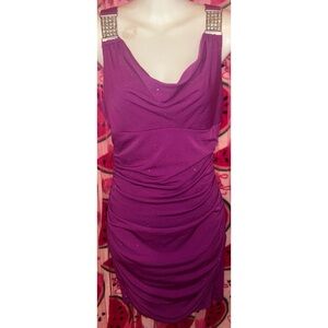 🩷 Y2K Ruby Rox Ruched Bodycon Mini Dress